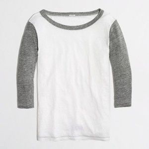 J Crew Linen Baseball Tee or Bundle 3 for $30